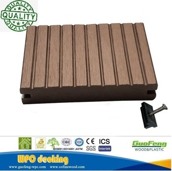 Solid Wood Plastic Composite WPC Waterproof Wood Plastic Composite Grain Sheet