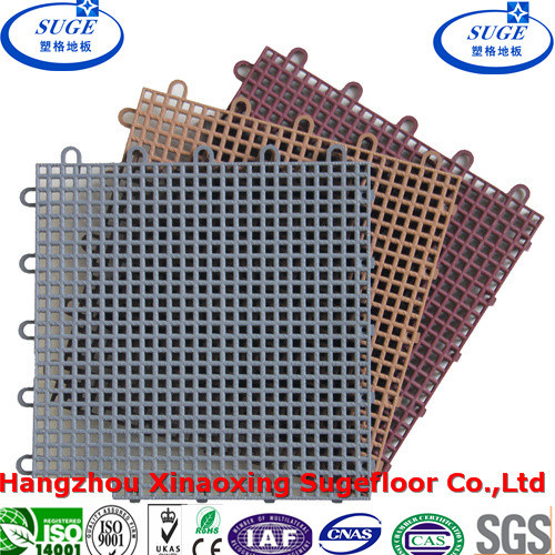 Polypropylene Interlocking Sports Flooring Street Basketball Court Tiles