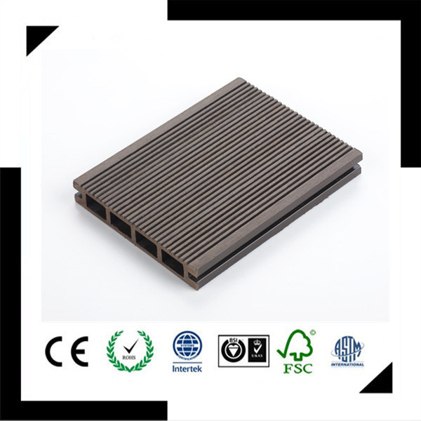 2015 Popular 150*25mm 100% Recycled WPC Decking Floor