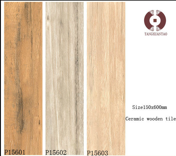 Fashion Design Rustic Wooden Ceramic Floor Tile (P15601)