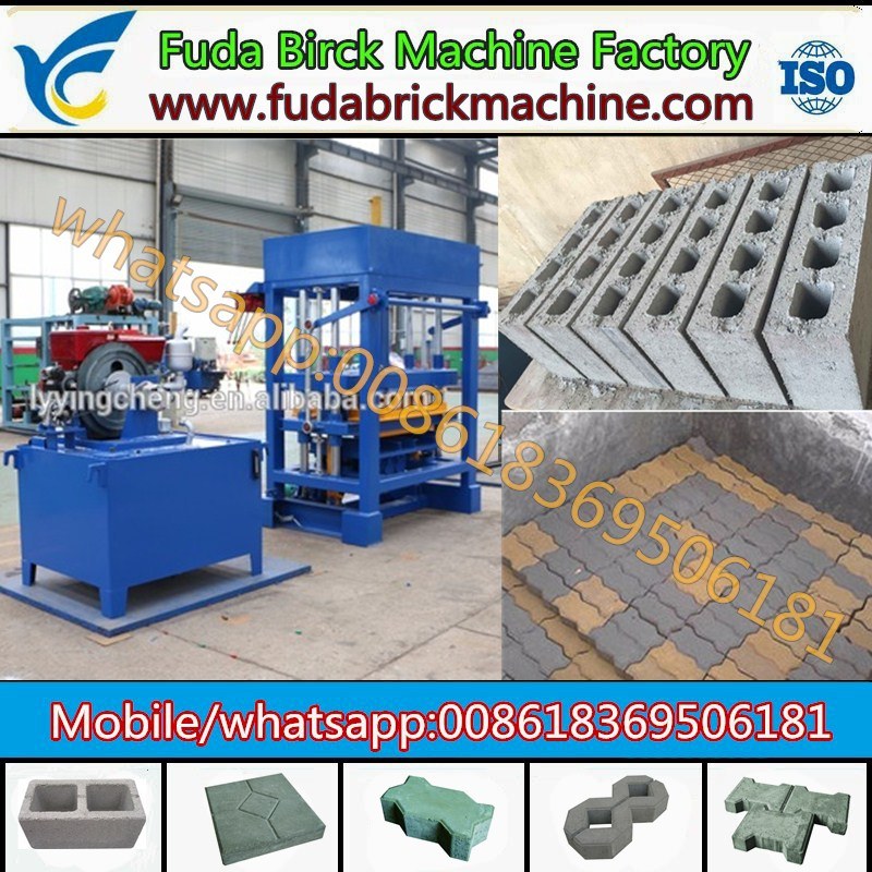 Hot Sale Diesel Block Making Machine, Automatic Brick Making Machine