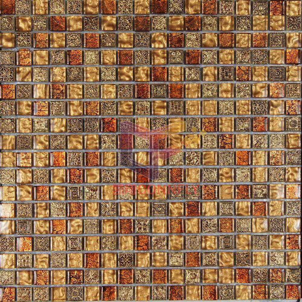 Golden Luxury Mosaic Tile (CSR015)