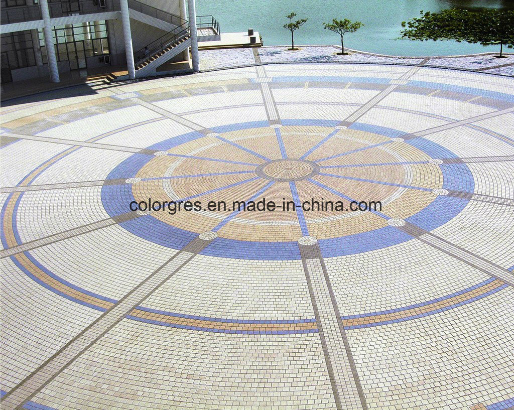 Building Material 200*200*12mm Paving Stone Brick Plaza Floor Tile