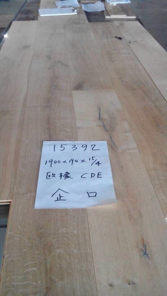 Plain Cde Grade Oak Engineered Oak Flooring