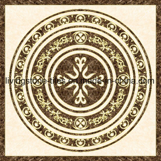 1200*1200 Circle Designs Glazed Puzzle Floor Tile for Hall