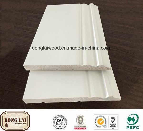 China Poplar Decorative Pine Wood Moulding Frame for Furniture