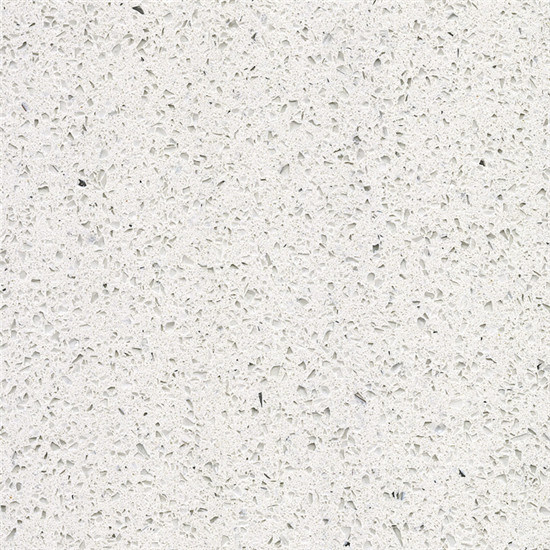 Man-Made Quartz Slab, Factory Engineered Stone Stellar White