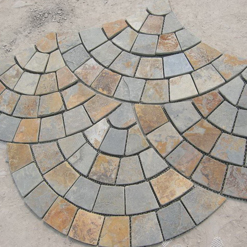 Fresh New Natural Slate Paving Flagstone Pattern (SMC-R035)