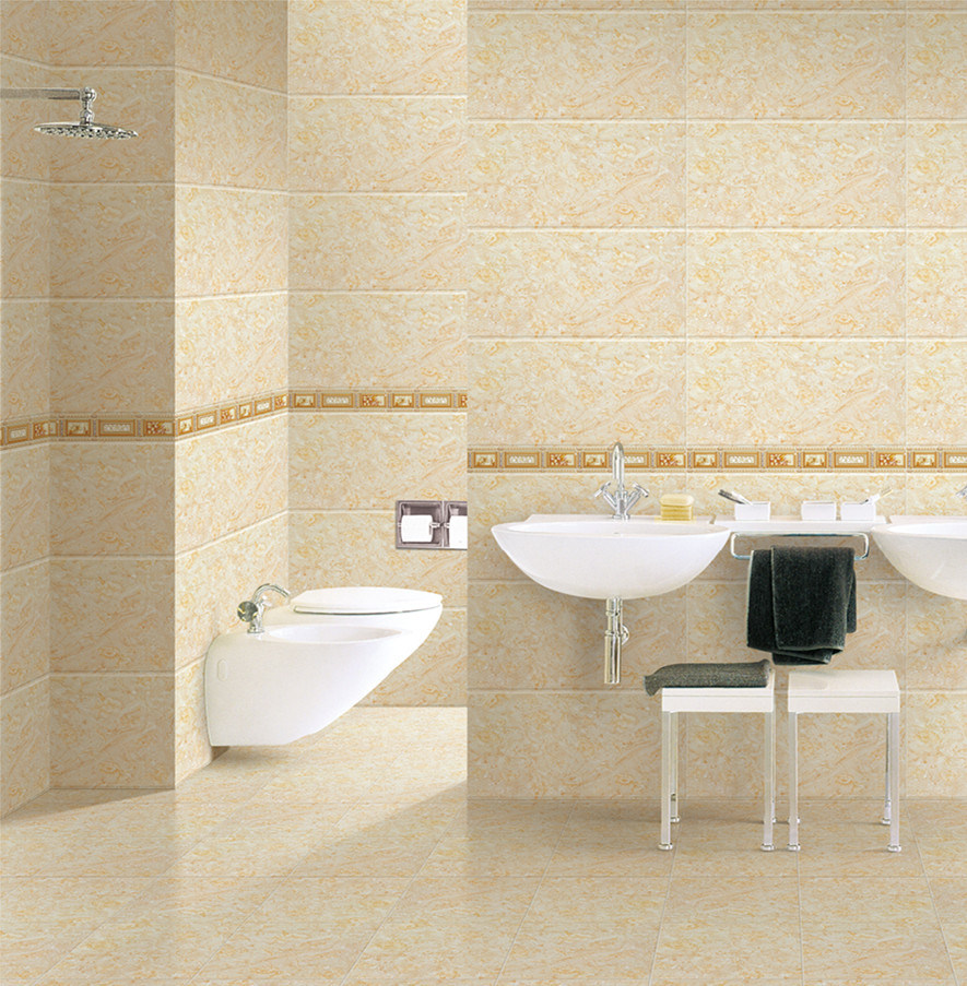 6D-Inkjet Interior Wall Tile of Modern Glazed Bathroom Ceramic 300X600mm