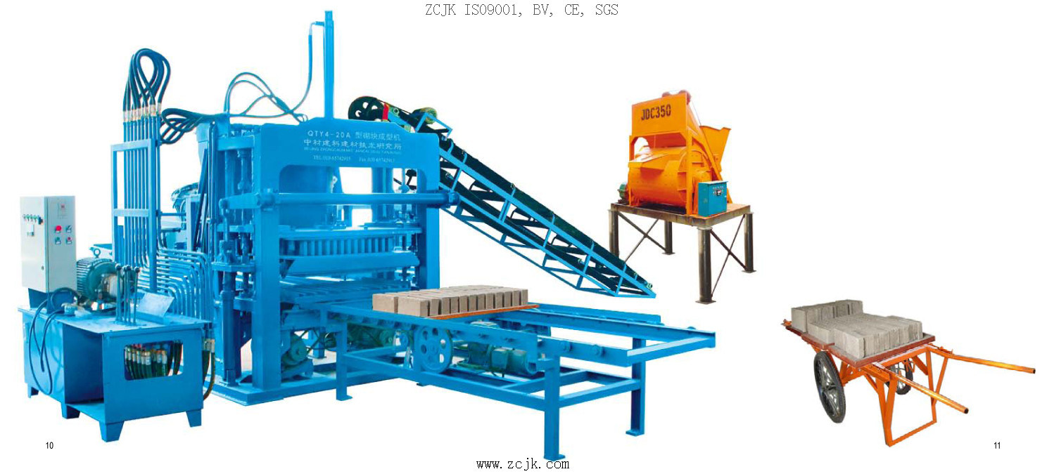 Zcjk Paving Concrete Brick Machine