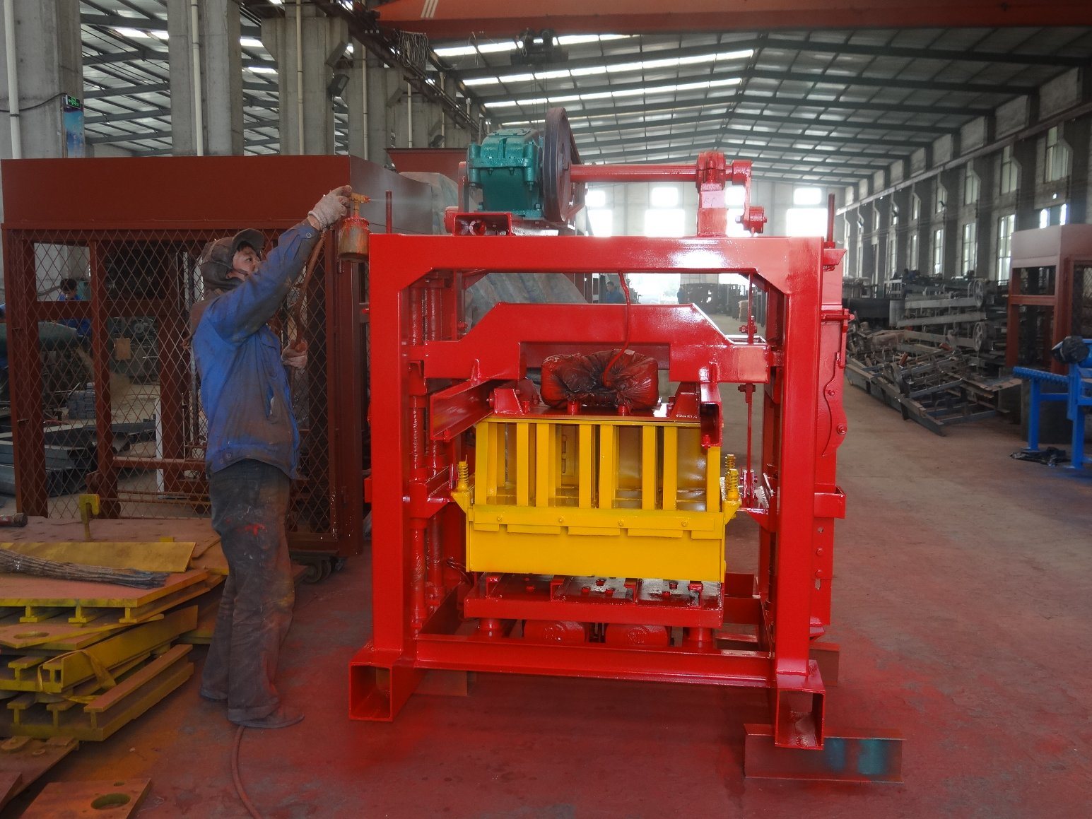 Qtj4-40 Manual Brick Machine for Sale/Brick Manufacturing Machine