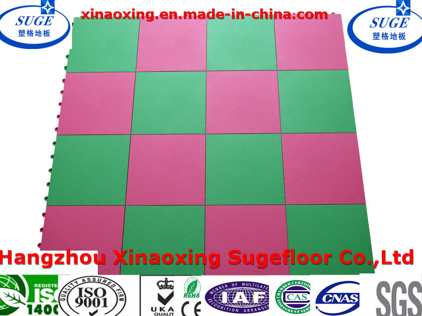 UV-Protect Material Indoor Interlocking Sport Flooring