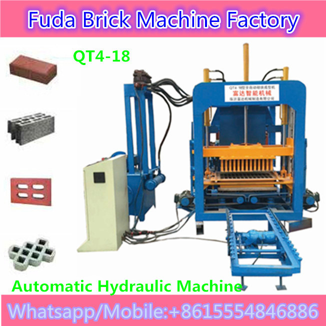 Automatic Hydraulic Concrete Brick Block Making Machine with Ce