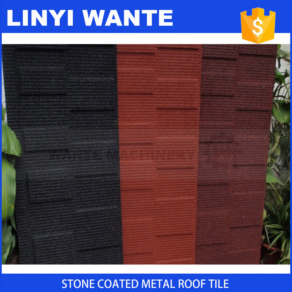 Building Material Stone Coated Metal Roof Tile for Villa