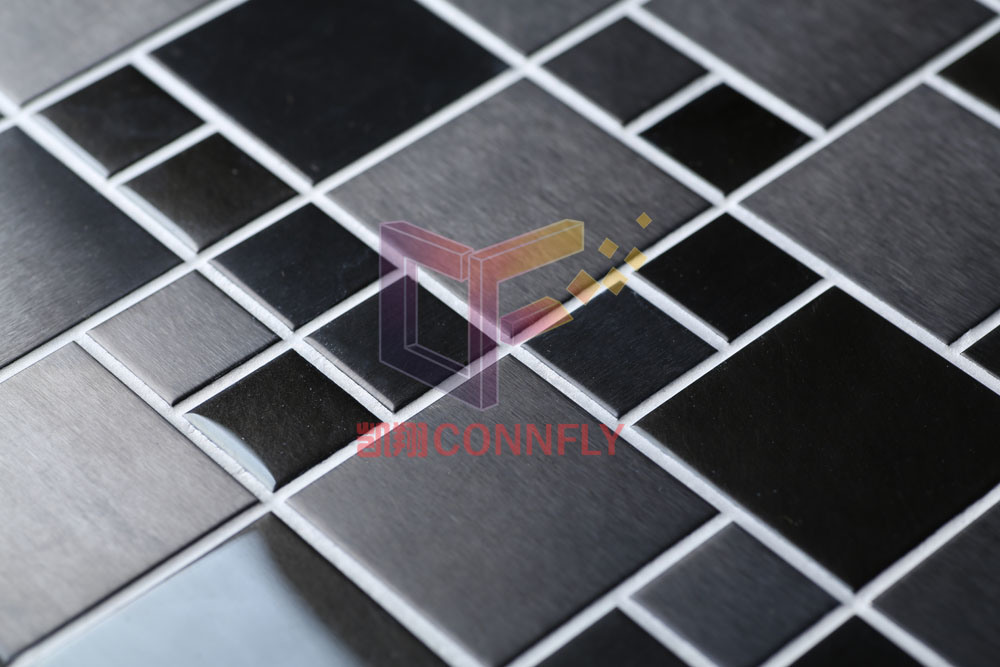 Retro Style Stainless Steel Metal Mosaic (CFM712)