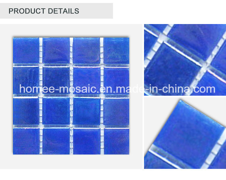 Popular Square Shape Swimming Pool Glass Mosaic Tile