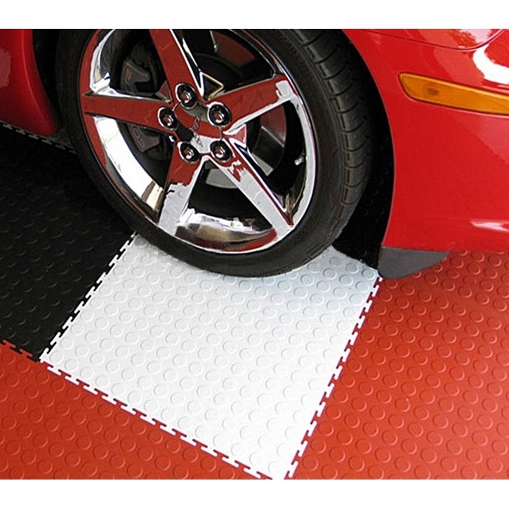 Coin Garage Floor/Anti-Slip, Plain Interlocking Plastic Mats Garage Floor