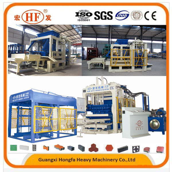 Fully Automatic Block Brick Machine with Hydraulic Press Ce