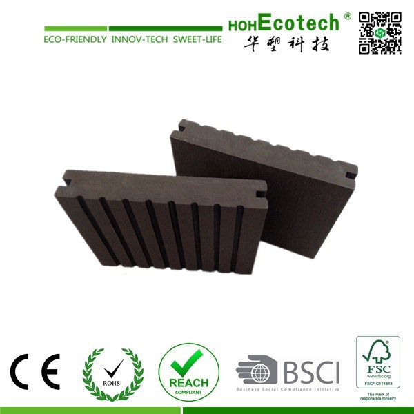 European Standard Composite Decking, WPC Exterior Laminate Decking Floor