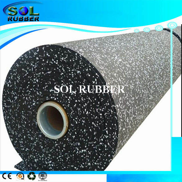 Fire Resistance High Density   Rubber Gym Flooring