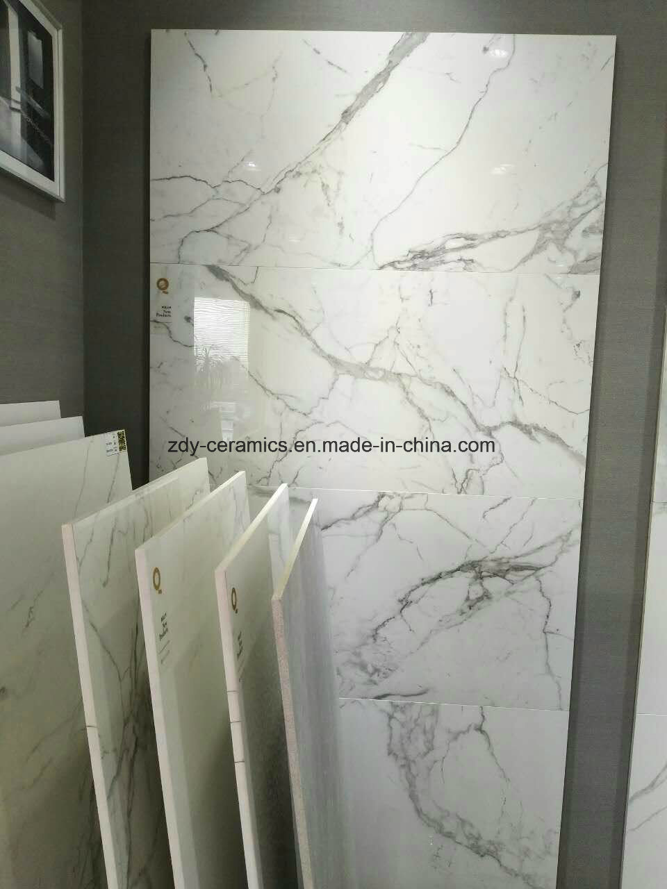 Building Material White Marble Look Porcelain Glazed Tile