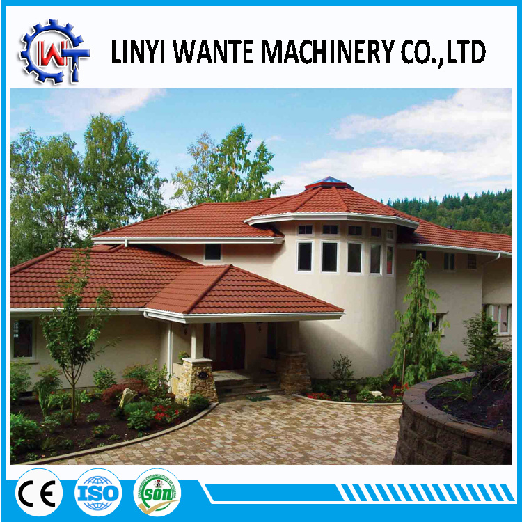 High Quality Aluminum-Zinc Plate Bond Stone Coated Metal Roof Tile