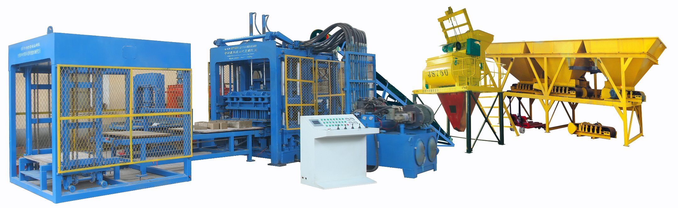 Zcjk Concrete Paver Brick Machine Production Line