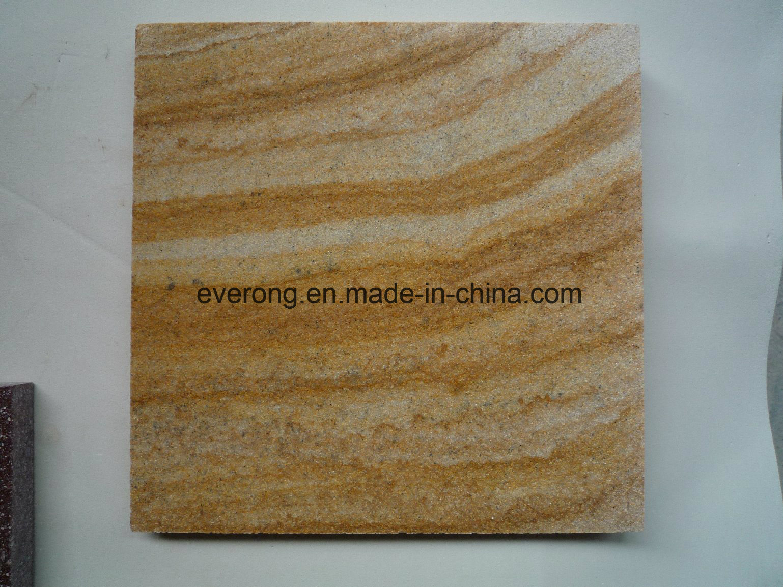 Engineered Yellow Vein Grain Sandstone Paving for Home &Hotel Decoration