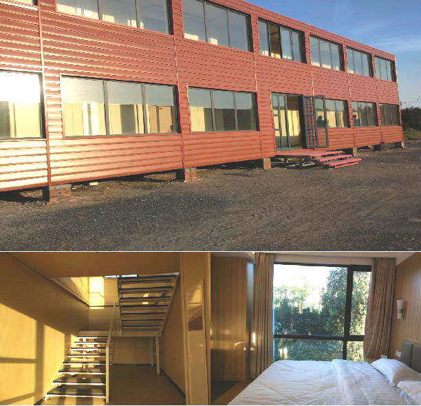 Modern Prefab container House for Hotel Motel