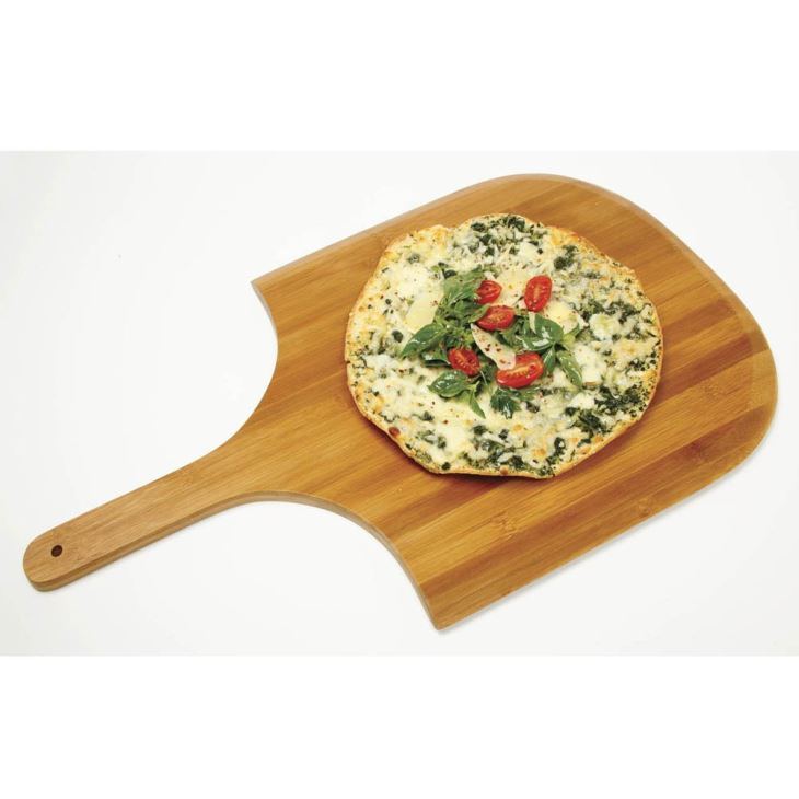 Custom High Quality Round Bamboo Material Pizza Board Cutting Board Set Wholesale