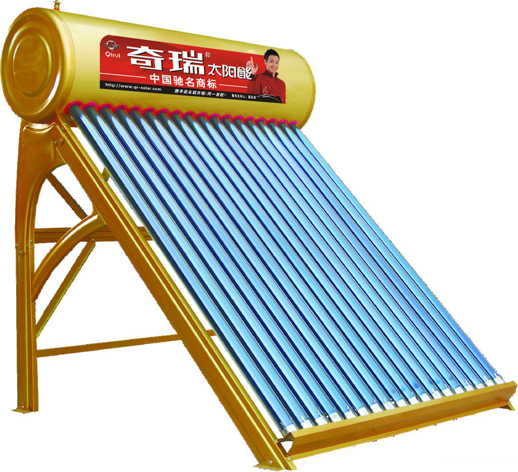 Non Pressure Vacuum Tube Solar Water Heater