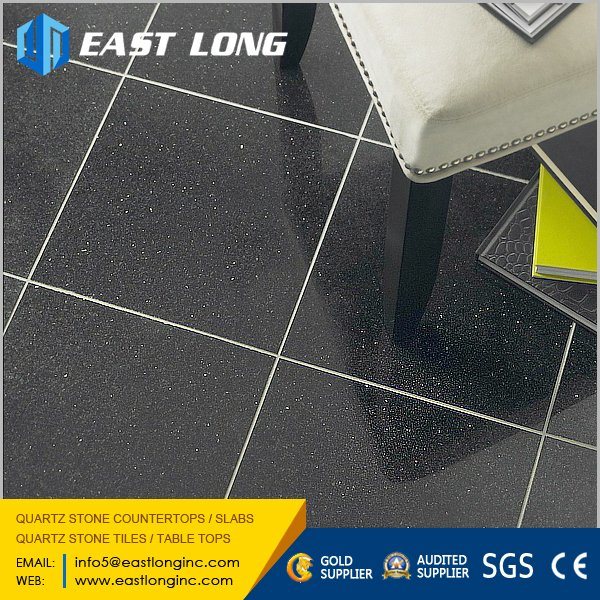 Cheap Sparkling Polished Quartz Stone Tiles for Wholesale Engineered Stone Slabs