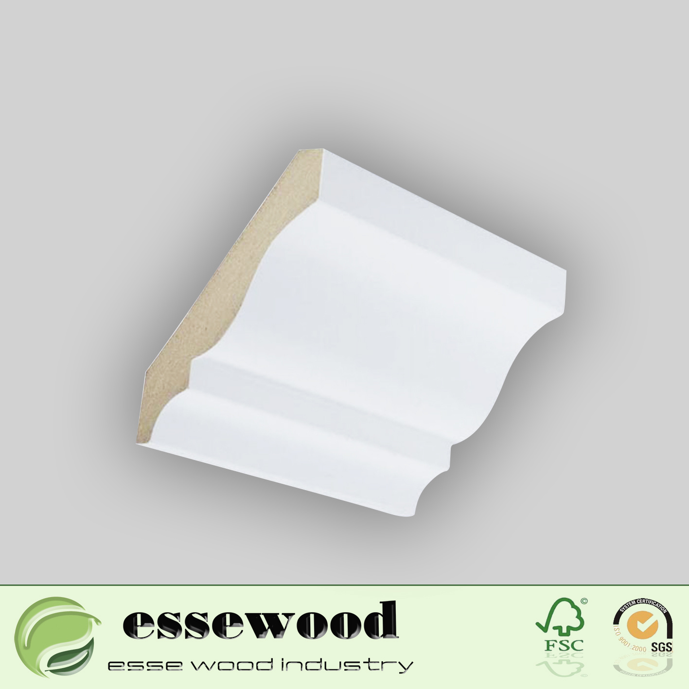 Factory Direct Sale Primed Wood &MDF Moulding