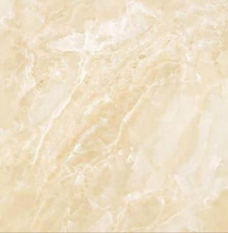 Interior Building Material Yellow Marble Look Full Polished Glazed Porcelain Floor Tile