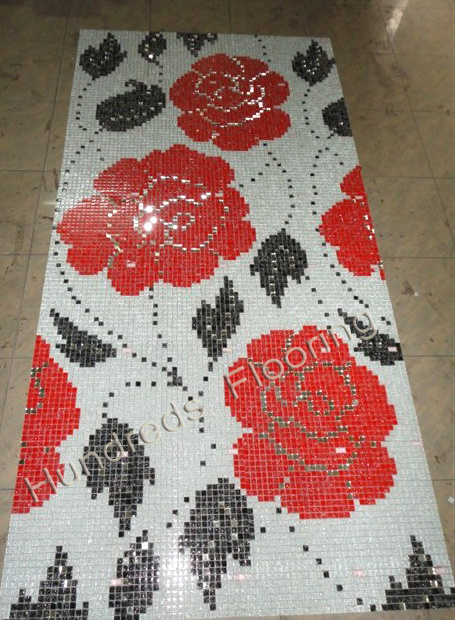 Glass Art Mosaic Pattern for Wall Tile (HMP611)