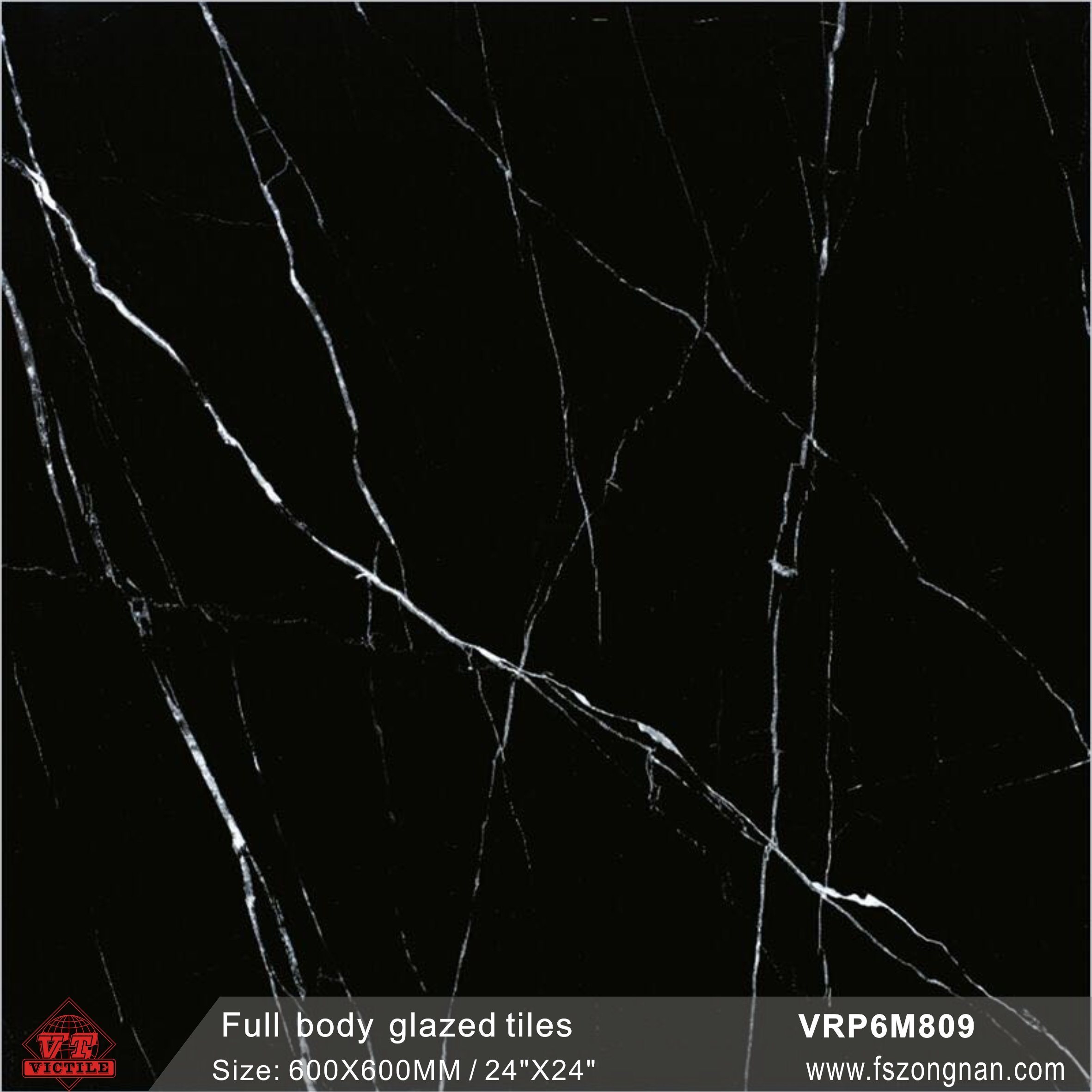 Building Material High Quality Marble Polished Porcelain Floor Wall Tiles (VRP6M809, 600X600mm/32''x32'')