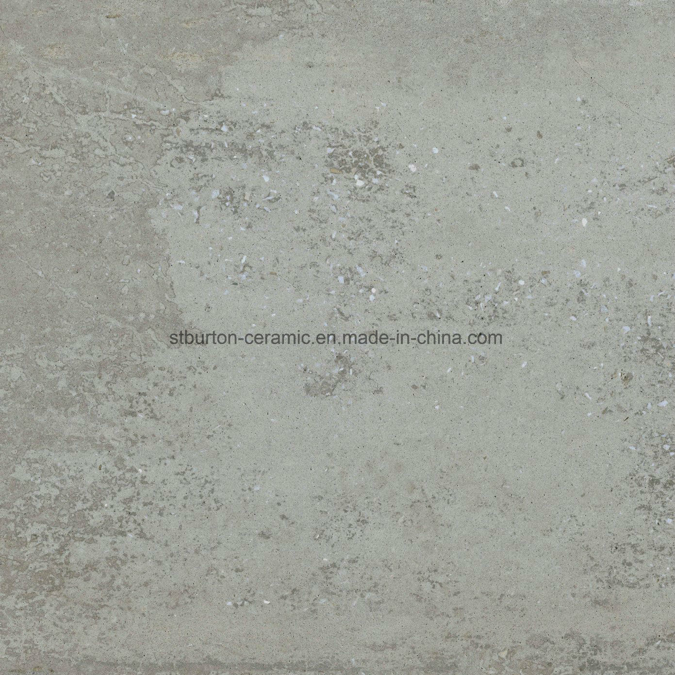 Building Material Matt Rustic Porcelain Floor Tile Grey Color Ceramic Flooring Tile 600X600mm St66568-6