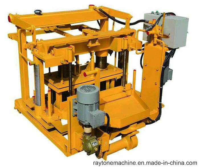 Movable Qt40-3A Egg Layer Block Machine Hollow Brick Making Machine