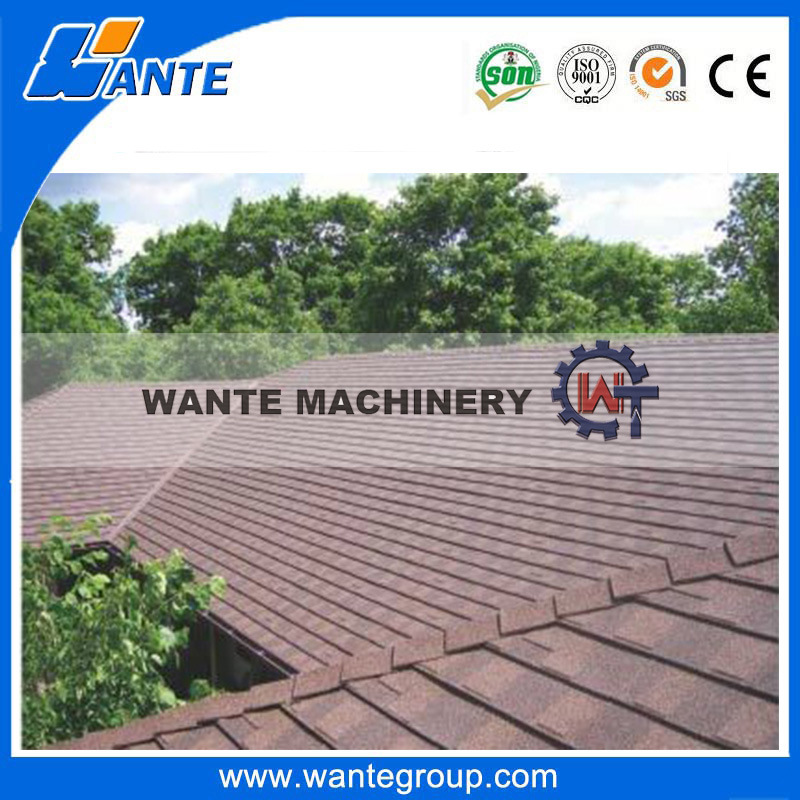 Roof Construction Material Spanish Style Stone Coated Metal Roof Tile