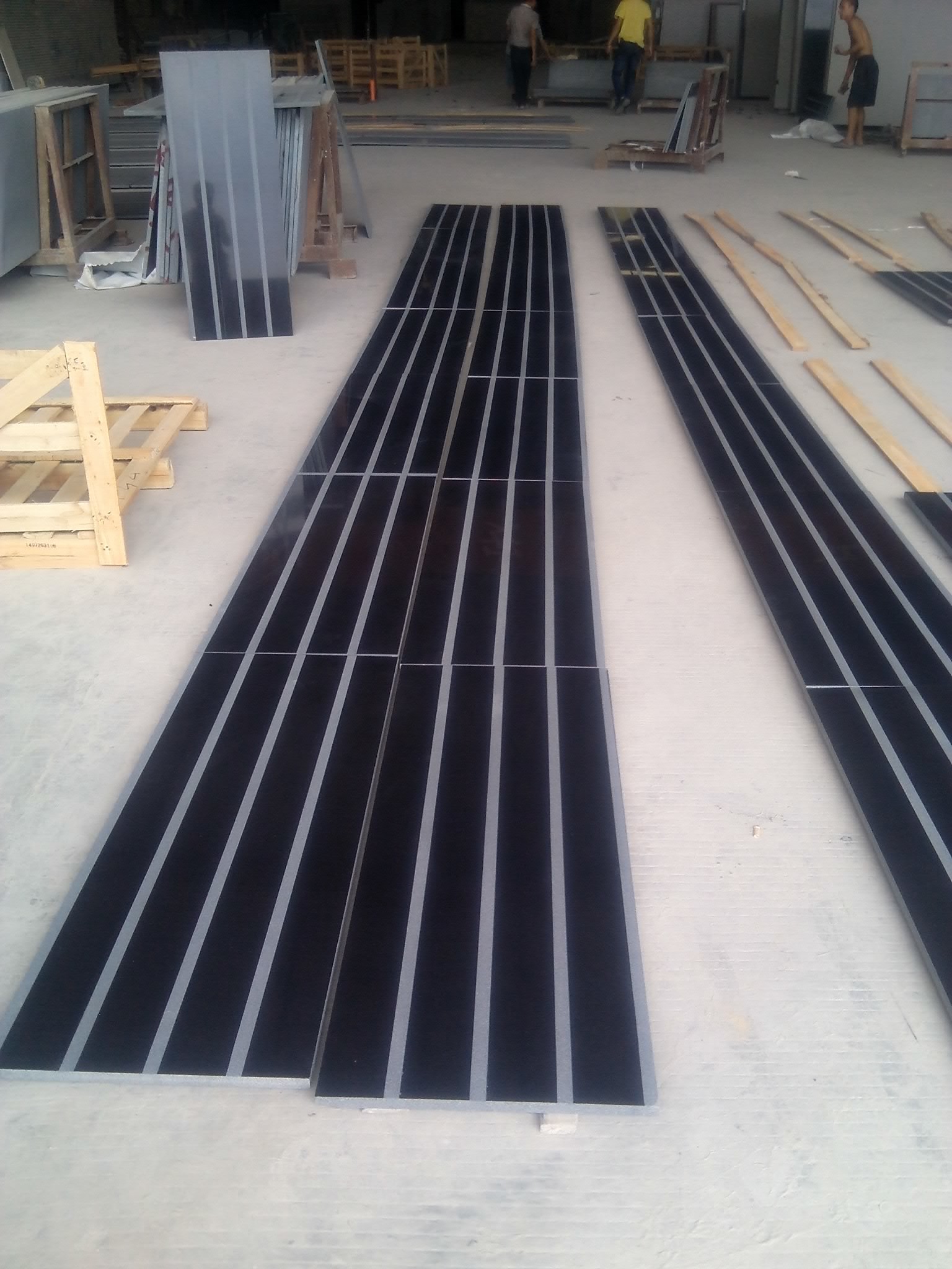 Shanxi Black Granite Polished Project