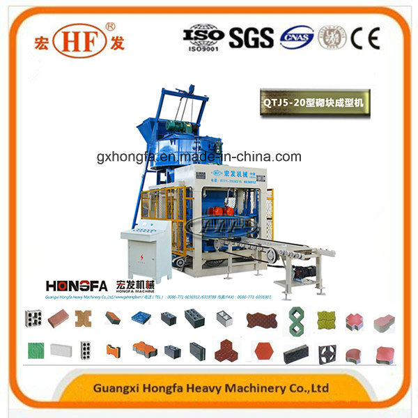 Automatic Concrete Cement Block Brick Machine