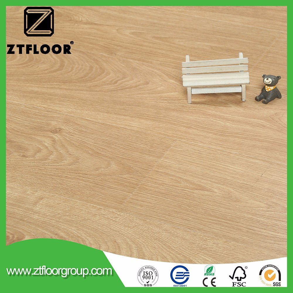 V-Groove Wood Laminated Composite Flooring New Pattern Unilin Click Waterproof