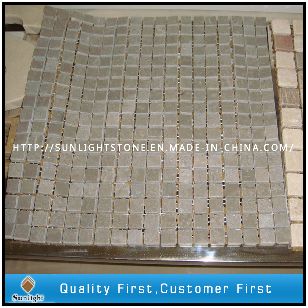 Natural Grey Marble Stone Mosaic Tiles for Bathroom Floor&Wall