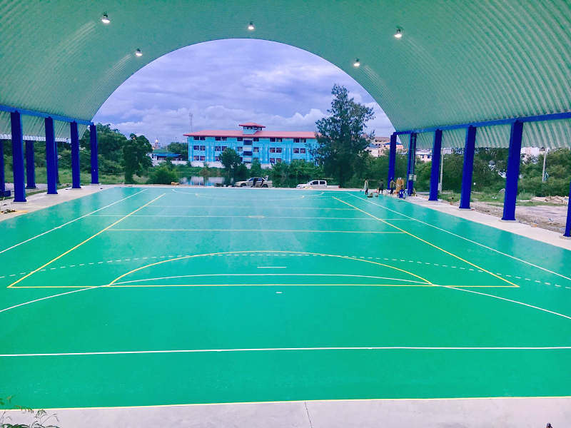 Outdoor PVC/ Plastic Flooring for Badminton, Basketball, Tracking Playground