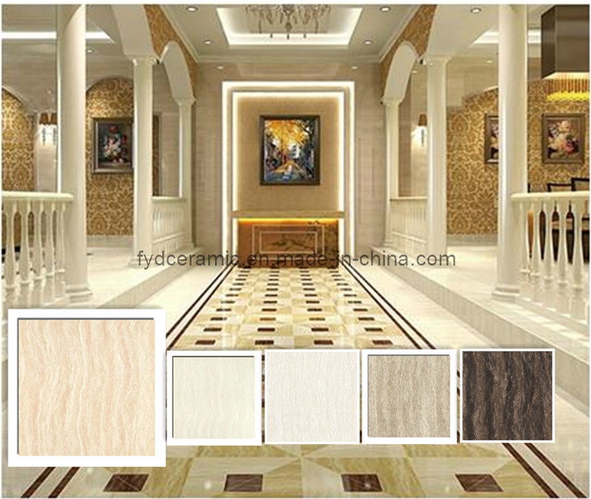 Building Material Line Stone Polished Porcelain Floor Tile