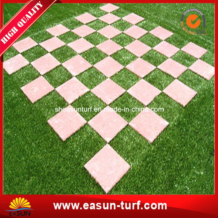 Interlocking Removable Artificial Grass Tile for Garden DIY