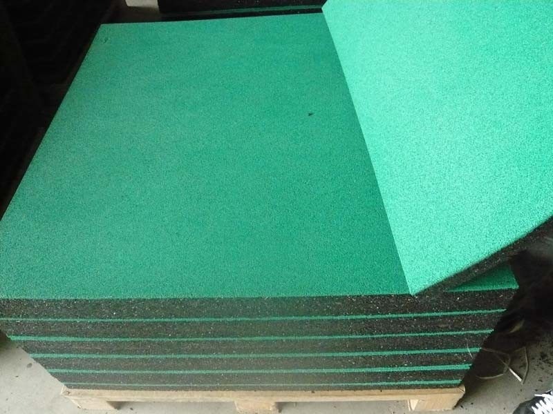 1m X 1m Playground Rubber Tiles Resist UV