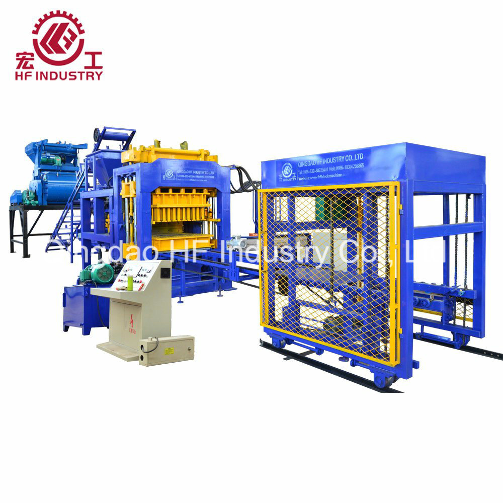 Qt12-15 Automatic Cement Concrete Block Making Machine / Brick Machine