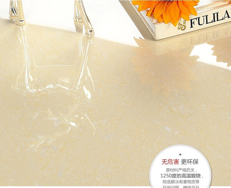 White Crystal Building Material Polished Porcelain Ceramic Floor Tile