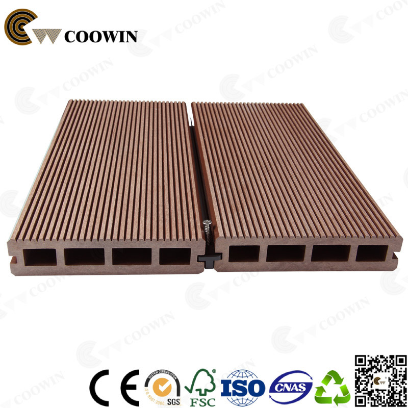 150*35mm Hollow Decking High Quality Engineered Wood Plastic Composite Flooring (TW-K01)